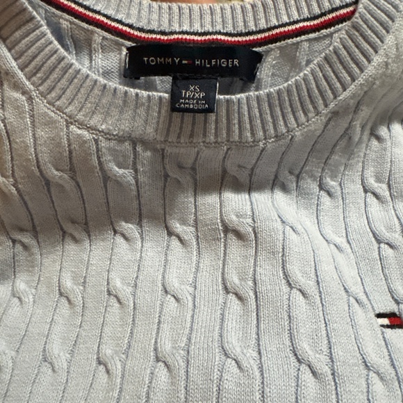 Light baby blue short sleeve sweater - Picture 6 of 7